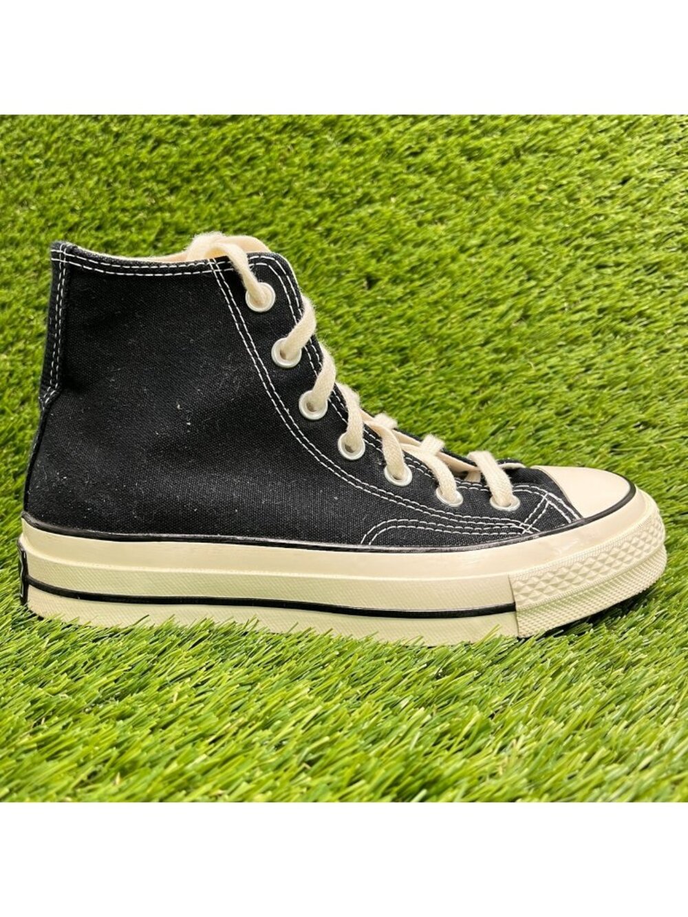 Converse Chuck 70 Wide High Womens Size 6 Black Athletic Canvas Shoes Sneakers